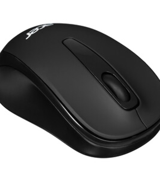 Мышь беспроводная Acer OMR133 черный, 1000 dpi, радиоканал, USB, кнопки - 3