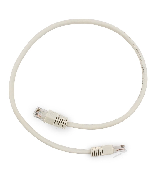 Патч-корд UTP Cablexpert cat.6, 0.5м, литой, многожильный, серый