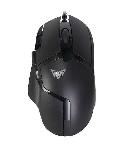 Мышь проводная Crown CMGM-901 черный, 4800 dpi, USB, кнопки - 8
