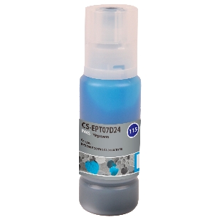 Чернила Cactus CS-EPT07D24 115C голубой 70 мл для Epson ECOTANK L8160/8180