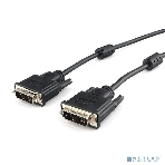 Кабель DVI-D single link Cablexpert CC-DVIL-BK-6, 19M/19M, 1.8м, CCS, черный, экран, феррит.кольца, пакет, фото3