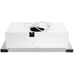 Вытяжка Krona KAMILLA slim 600 white (2 мотора) кухоннаяВстраиваемая; Дизайн: Классический; Режимы работы: Отвод+Циркуляция; Тип управления: Кнопочный; Кол-во скоростей: 3; Тип подсветки: Лампа накаливания; Кол-во ламп: 2; Жиропоглощающий фильтр: есть; Производительность: 550; Потребляемая мощность: 200., фото3