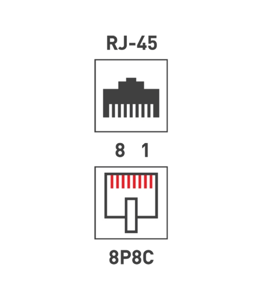 Розетка компьютерная Rexant 1-м ОП RJ45 CAT 5E бел.