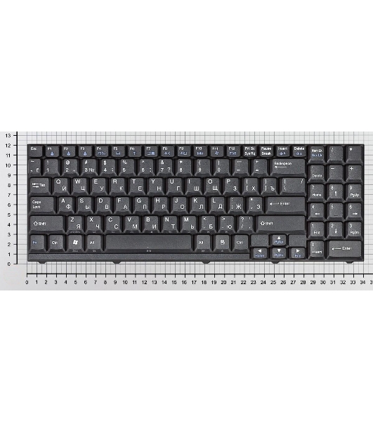 Клавиатура для ноутбука LG LW60 LW70 LW65 LW75 LS70 M70 черная