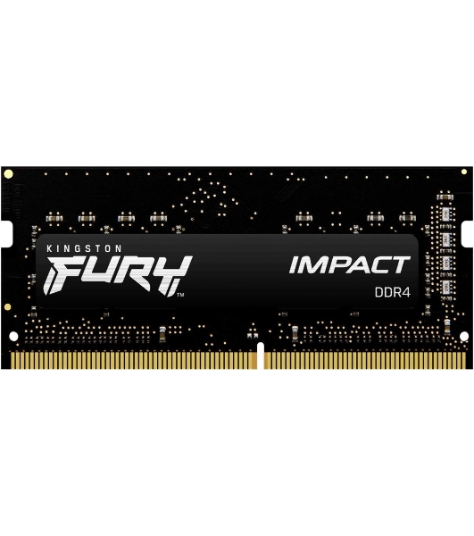 Оперативная память Kingston Fury Impact, DDR4, 8GB (1x8GB), 3200MHz, CL20, SO-DIMM