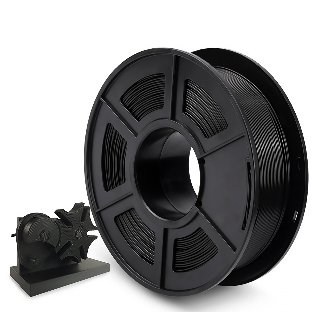 Филамент NVPrint PLA+ черный для 3D печати диаметр 1.75мм длина 330 метров масса 1 кг