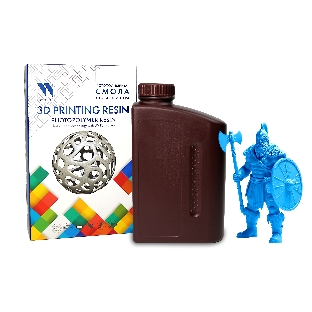 Фотополимерная смола NVPrint Standard Resin Clear Blue для 3D печати 1 кг (бут)