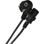 Кабель компьютер-розетка 220V (EURO) VDE 3G0,75мм2 VCOM CE021-CU 1,8 м, фото8