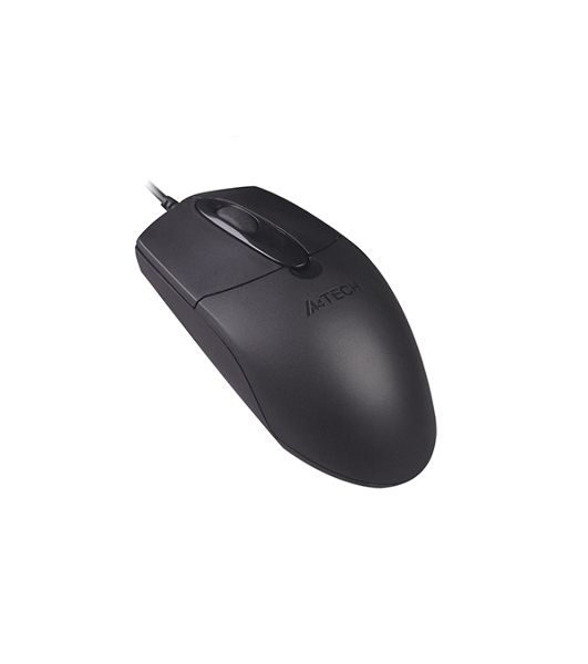 Мышь проводная A4Tech OP-720 черный, 1200 dpi, USB, кнопки - 3