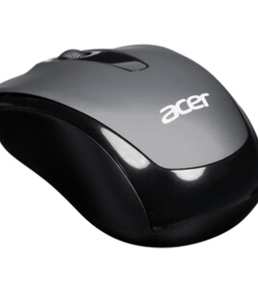 Мышь беспроводная Acer OMR134 серый, 1000 dpi, радиоканал, USB, кнопки - 3