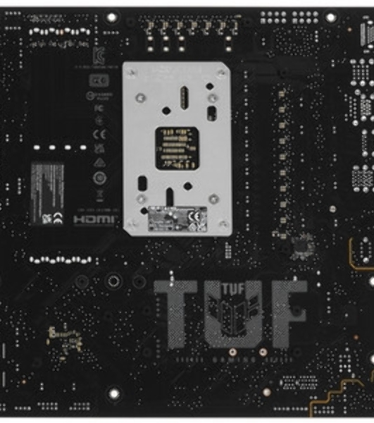 Материнская плата Asus TUF GAMING B850M-PLUS WIFI7 W, AM5, AMD B850, 4xDDR5, 4xSATA, 3xM.2, 1xPCIe 5.0 x16, 1xPCIe 3.0 x1, 1xDP, 1xHDMI, 1x2.5Gb LAN, Wi-Fi 7, Bluetooth 5.4, 1xUSB-C 20Gbps, 3xUSB-A 10Gbps, 4xUSB-A 5Gbps, 4xUSB-A 2.0, 5x3.5 мм, 7.1, mATX