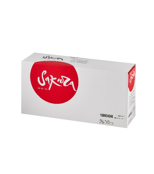 Картридж лазерный Sakura 106R04348 для Xerox, черный, 3000 к.