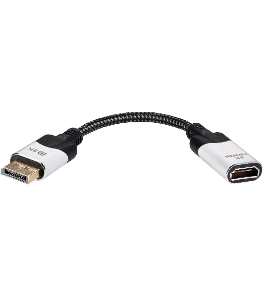 Адаптер DisplayPort(M) ---> HDMI(F) 0.15m 8K@60Hz VCOM