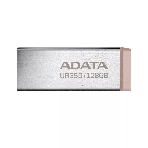 Флешка USB ADATA UR350 (UR350-128G-RSR/BG), 128Gb, USB 3.2, R/W 100/15, серебристый/коричневый, фото4