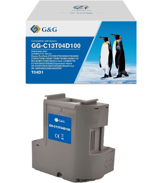 Бункер G&G GG-C13T04D100 (C13T04D100) для Epson EcoTank ET3700/3750/3850/4750/4850/5150/5170/M1140/M1170/M1180/M2140/M2170