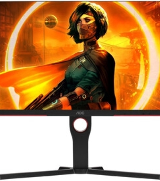 Монитор 24.5' AOC Gaming 25G3ZM VA 1920x1080, 240 Гц, 1 мс, 16:9, 300 кд/м2, 2xHDMI, 1xDP, черный/красный