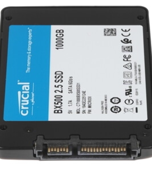 Накопитель SSD Crucial BX500, 1Tb, SATA III, 2.5', R/W 540/500