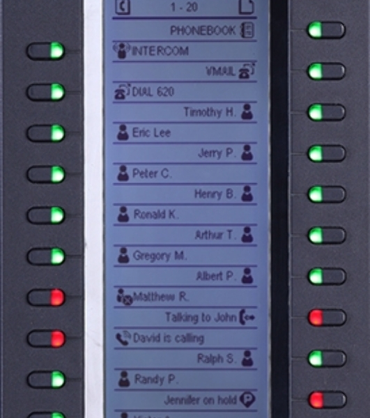 Интернет-телефония Grandstream Модуль расширения клавиатуры Grandstream GXP-2200EXT Exspansion module 