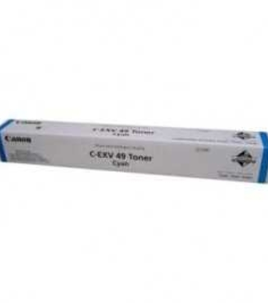 Картридж лазерный Canon C-EXV49C (8525B002) голубой (19 000 стр.) для Canon imageRUNNER ADVANCE серий C3300, C3500, DX C3700, DX C3800