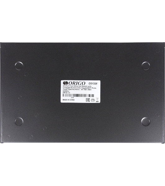 Коммутатор настраиваемый L2-ORIGO OS1326/A1A 24x100Base-TX, 1x1000Base-T, 1xCombo 1000Base-T/SFP