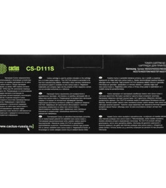 Картридж лазерный Cactus CS-D111S черный (1000 стр.) для Samsung Xpress M2022/M2020/M2021/M2020W/M2070