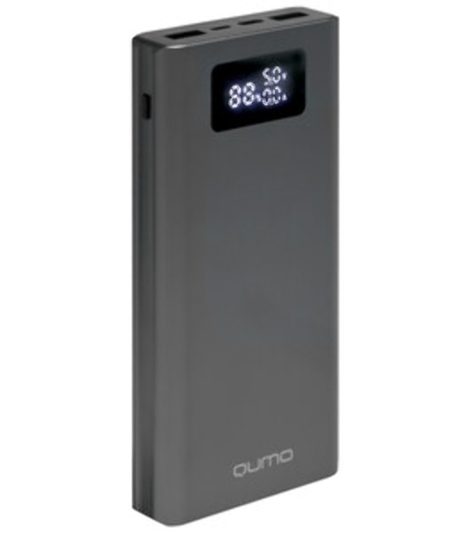 Портативный аккумулятор QUMO Future PowerAid 20000mAh темно-серый FPA-20C-S1