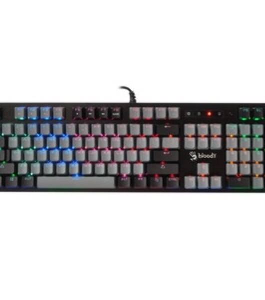 Клавиатура проводная A4Tech Bloody B828N USB черный/серый