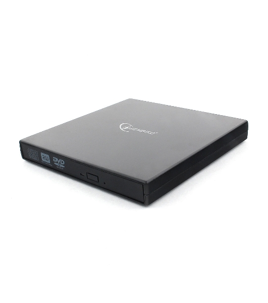 Оптический привод внешний с интерфейсом USB Gembird DVD-USB-02 пластик, черный