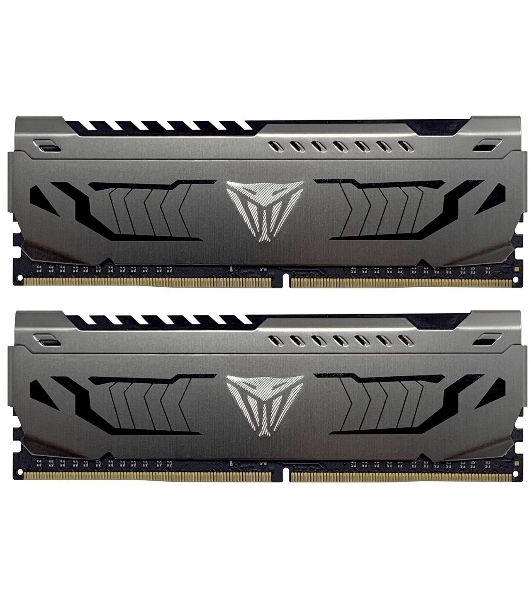 Оперативная память Patriot Viper Steel, DDR4, 16GB (2x8 GB), 3600 MHz, CL18, DIMM, радиатор, черный