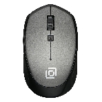 Мышь беспроводная Oklick 488MW серый/черный, 1600 dpi, радиоканал, USB, кнопки - 4, фото 1