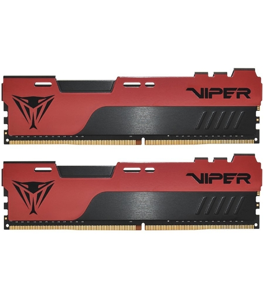 Оперативная память Patriot Viper Elite II, DDR4, 32GB (1x32 GB), 3200 MHz, CL18, DIMM, радиатор, красный, черный