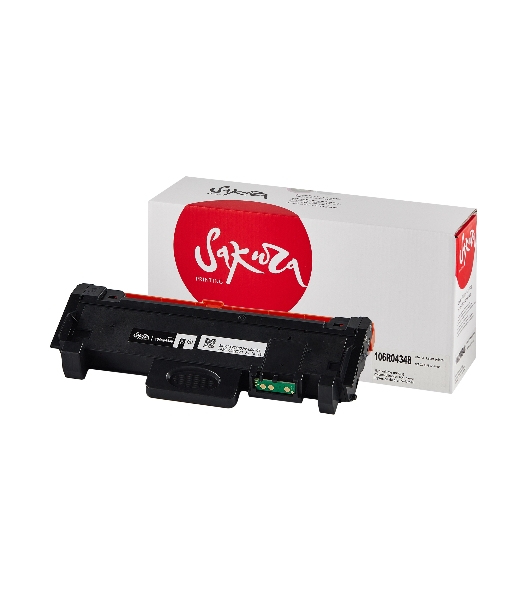 Картридж лазерный Sakura 106R04348 для Xerox, черный, 3000 к.