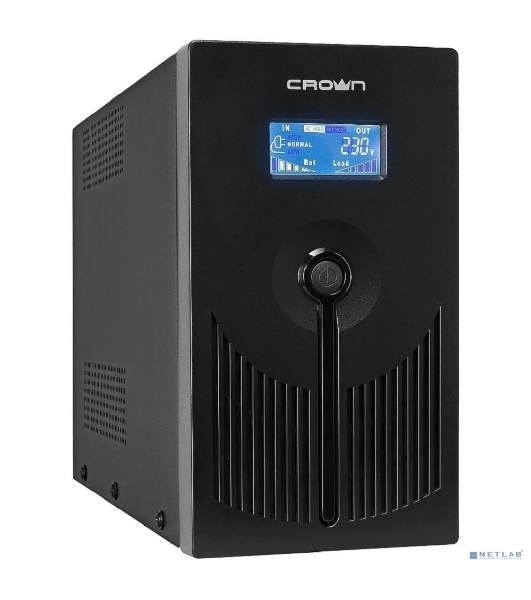 Источник бесперебойного питания Crown CMU-SP800EURO LCD/800 ВА/450 Вт/4 x евророзетка с заземлением (Schuko)