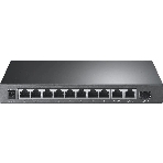 Настольный коммутатор TP-Link TL-SL1311P, 8 портов 10/100 Мбит/с с поддержкой PoE+, 2 гигабитных порта без поддержки PoE, 1 порт SFP, 802.3af/at, бюджет PoE — 65 Вт, стальной корпус, фото15