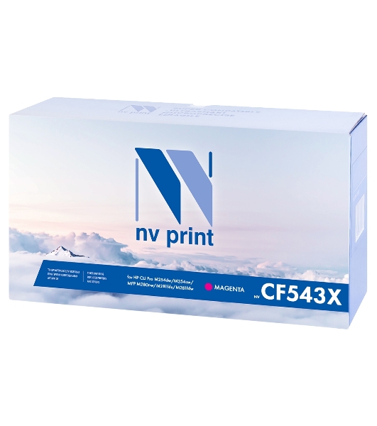 Картридж лазерный NVPrint совместимый HP CF543X Magenta для Color LaserJet Pro M254dw/M254nw/MFP M280nw/M281fdn/M281fdw (2500k)
