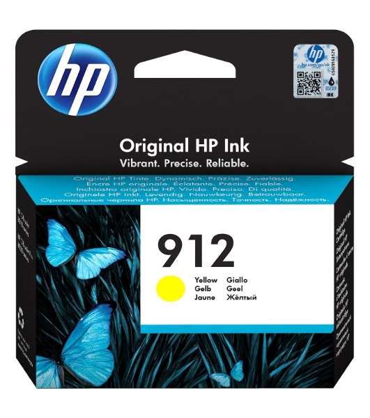 Картридж струйный HP 912 3YL79AE желтый (315стр.) для HP DJ IA OfficeJet 801x/802x