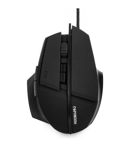Мышь проводная Гарнизон GM-740G черный, 3200 dpi, USB, кнопки - 7