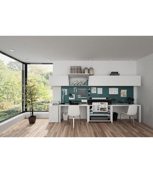 Плоттер струйный HP Designjet T230 (5HB07A), A1, 24', 610 мм, цветной, 2400x1200 dpi, USB, Gigabit Ethernet, WiFi