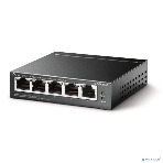 Коммутатор 5-Port 10/100Mbps Unmanaged Switch with 4-Port PoE, meta case, desktop mount, PoE budget 41W., фото16