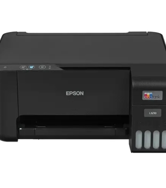 МФУ струйное Epson EcoTank L3210 (C11CJ68506/C11CJ68403/C11CJ68405/C11CJ68501/C11CJ68517), A4, цветной, печ. до 10 стр/мин. (ч/б) до 5 стр/мин. (цвет), 1440 x 5760 dpi (печать) 600x1200dpi (скан.), USB