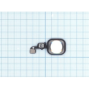 Кнопка HOME в сборе с механизмом и шлейфом для iPhone 6S/6S Plus белый