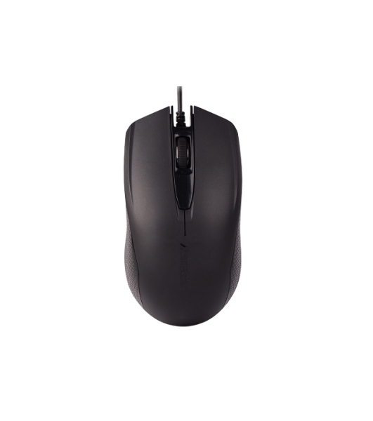 Мышь проводная A4Tech OP-760 черный, 1200 dpi, USB, кнопки - 3