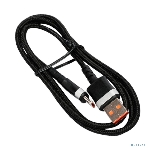 Кабель USB2.0 Cablexpert CCP-USB2-AMCM-66W-1M, AM/Type-C, 6A, 66Вт, QC3.0, медь, 1м, черный, пакет, фото4