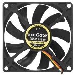 Вентилятор для корпуса ExeGate ExtraPower EP08015B3P черный, 80 мм, 2600 об/мин, 26 дБ, 3 pin, фото5