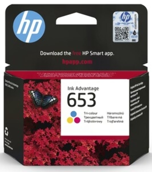 Картридж HP 653 струйный трехцветный (200 стр)