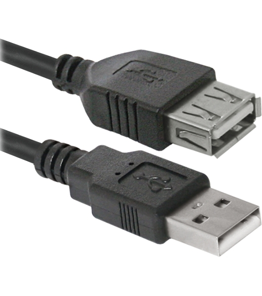 Кабель USB Defender USB02-17 USB2.0 AM-AF, 5.0м