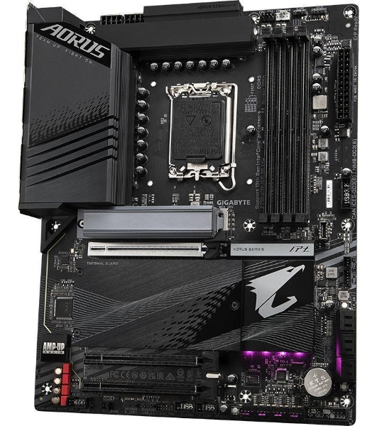 Материнская плата Gigabyte Z790 AORUS ELITE AX, LGA 1700, Intel Z790, 4xDDR5, 6xSATA, 4xM.2, 1xPCI-E 5.0 x16, 1xPCI-E 3.0 x4, 1xDP, 1xHDMI, 1x 2.5Gb LAN, 2xUSB-A 2.0, 3xUSB-A 3.2 Gen 1, 2xUSB-A 3.2 Gen 2, 1xUSB-C 3.2 Gen 2x2, 7.1, ATX