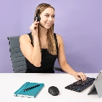Гарнитура JLab GO Work Pop Wireless Headphones чёрный, беспроводная, Bluetooth, до 50 ч, фото16
