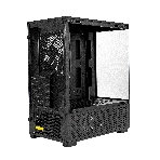 Компьютерный корпус Minitower ExeGate i3 SEA (mATX, БП 450NPX, 2*USB+1*USB 3.0, HD аудио, черный, 1 вент. 12см с RGB подсветкой, передняя и боковая панели - закаленное стекло), фото4