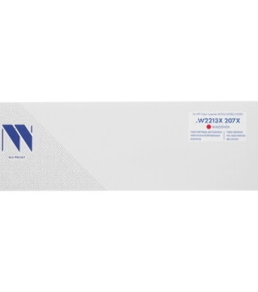 Картридж лазерный NVPrint совместимый NV-W2213X 207X Magenta (БЕЗ ЧИПА) для HP Color LaserJet M255/M282/M283 (2450k)